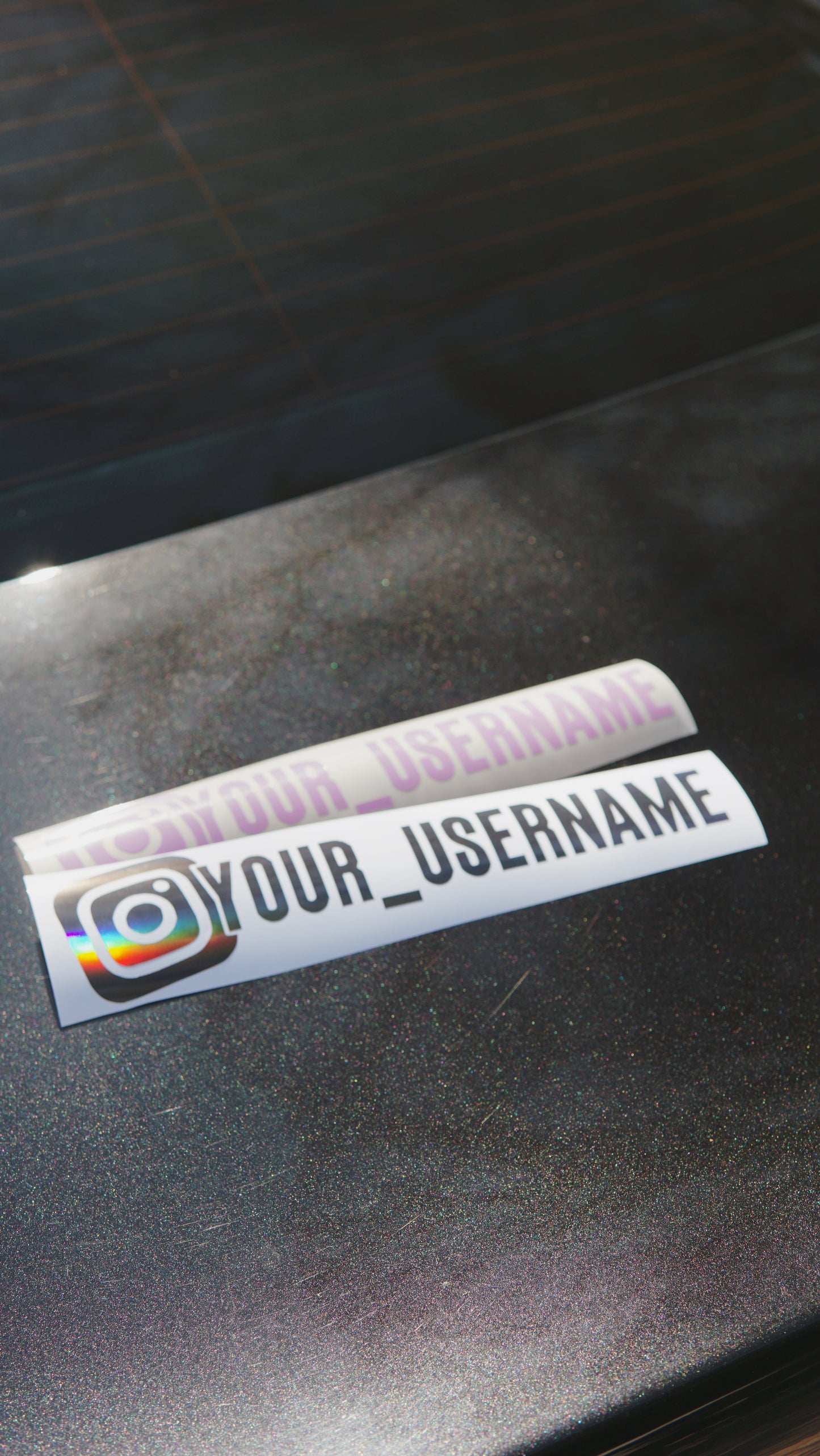 IMPROVED CUSTOM Instagram username sticker