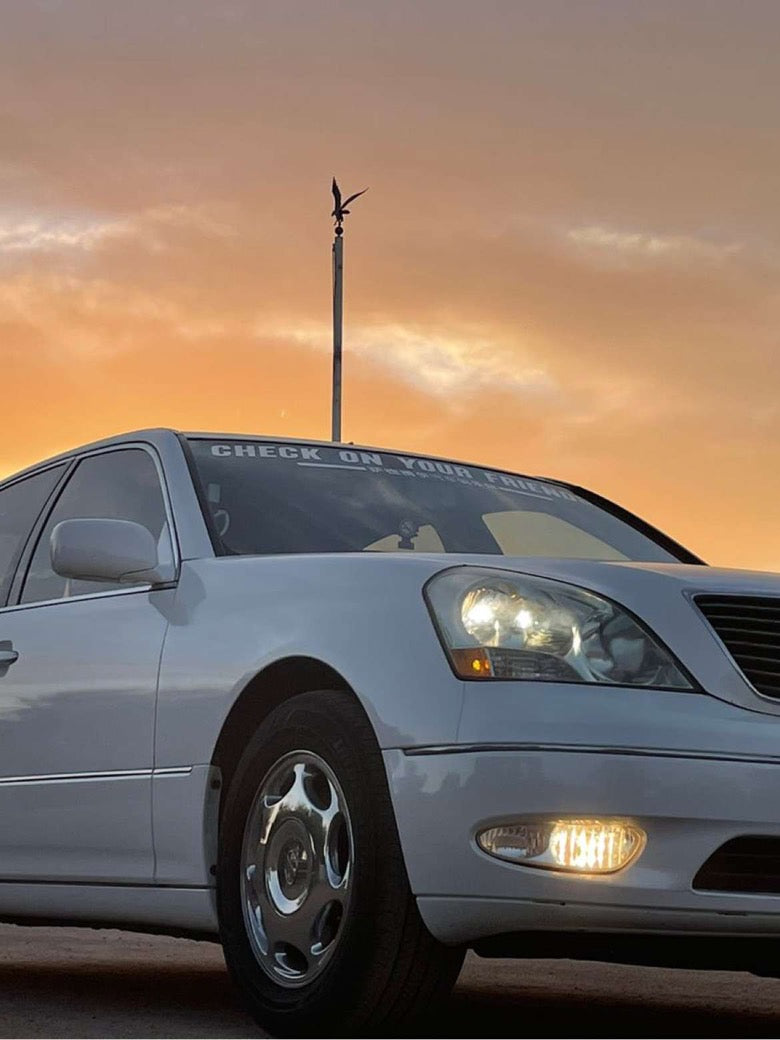 Check On Your Friends Windshield Banner