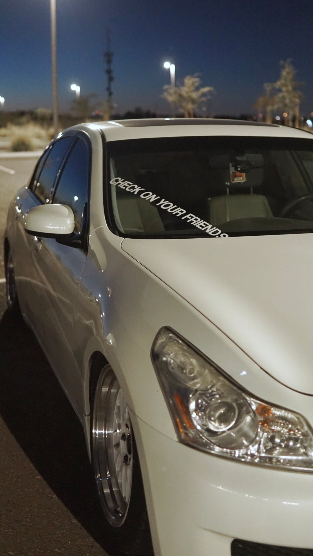 check on your friends slap banner