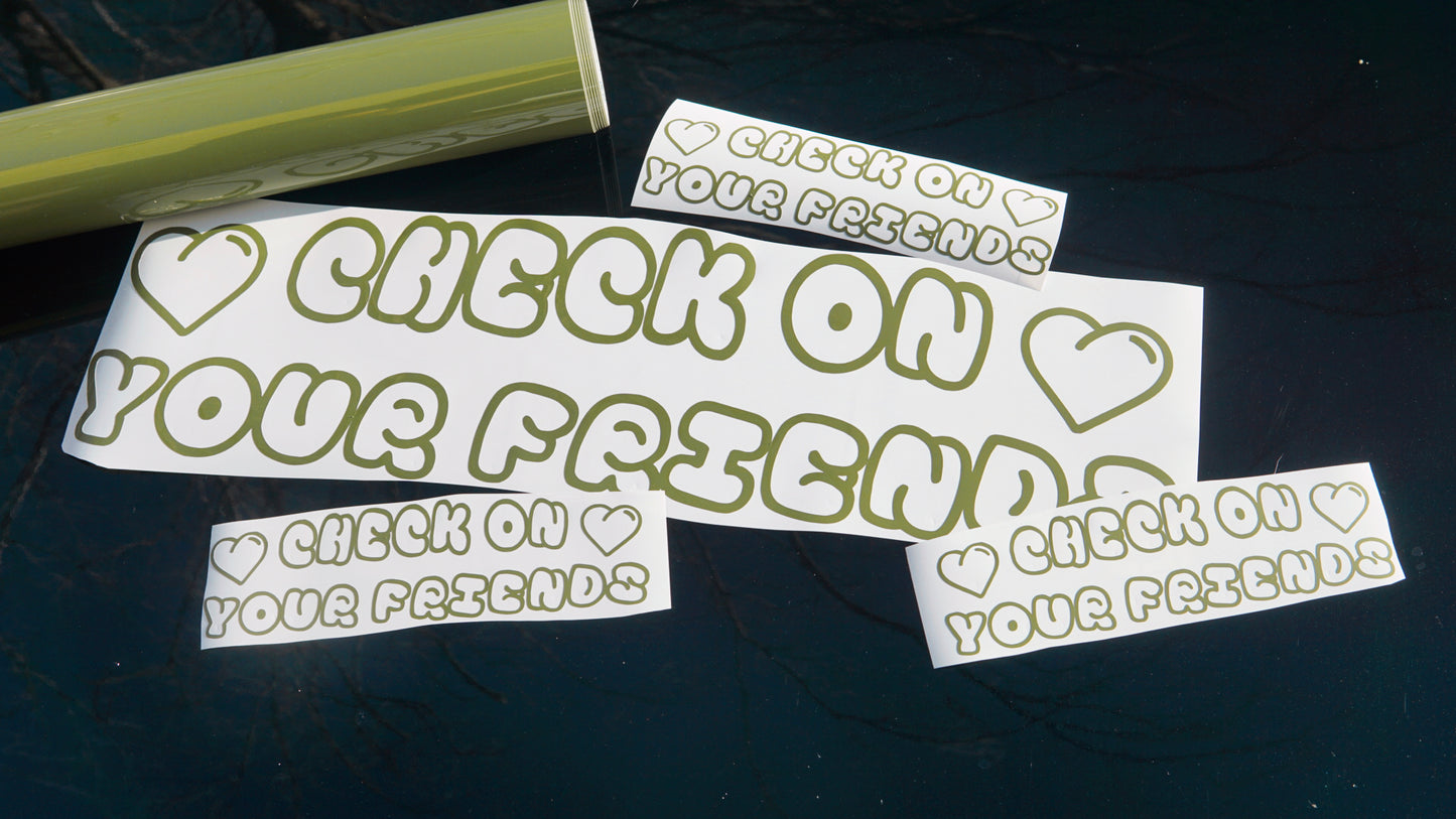 Check on Your Friends Bubbly