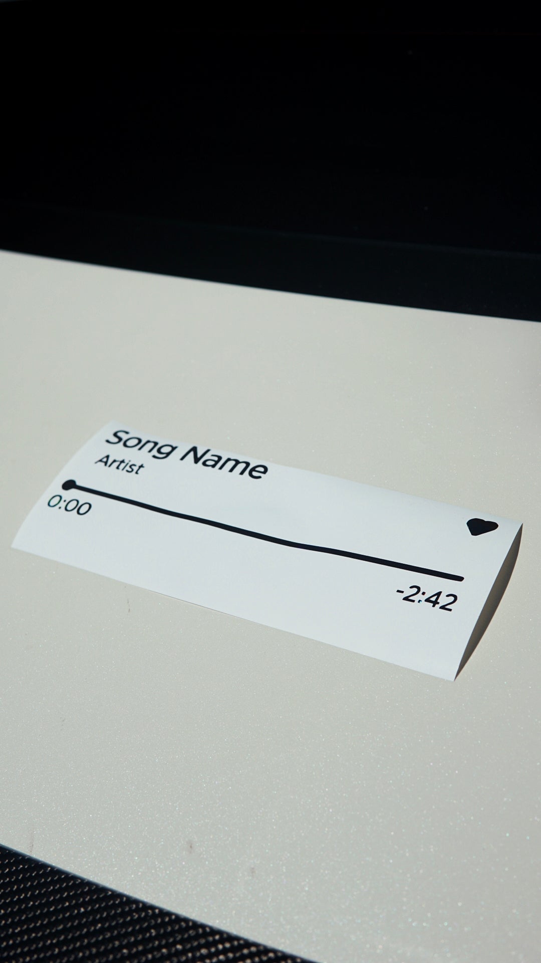 CUSTOM Song name player