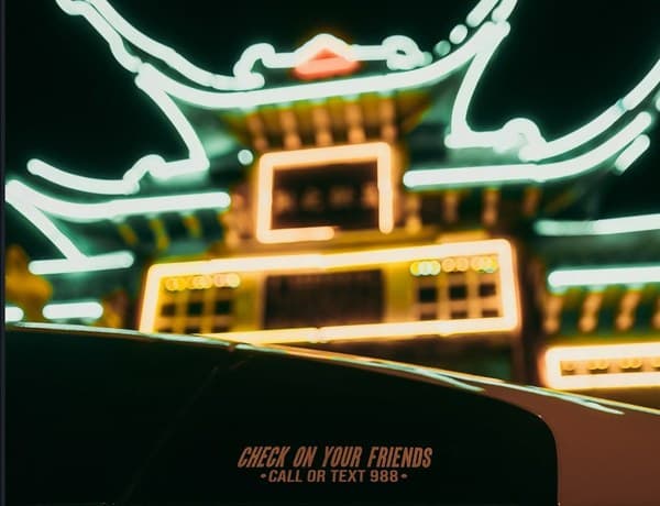Check on your friends sticker at Chinatown LA
