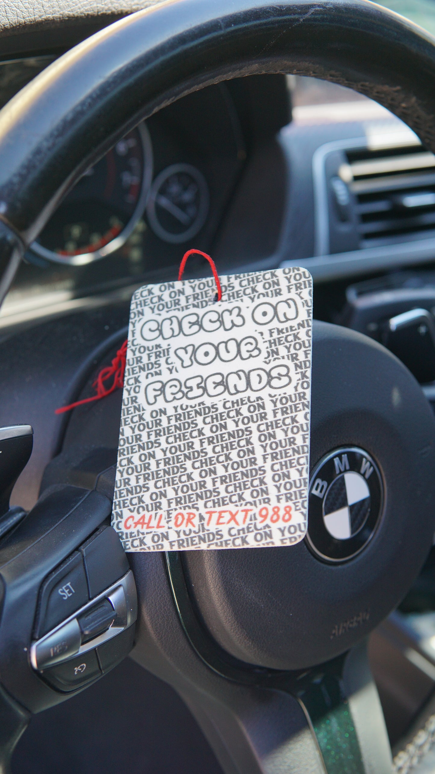 Check on your friends Air Freshener