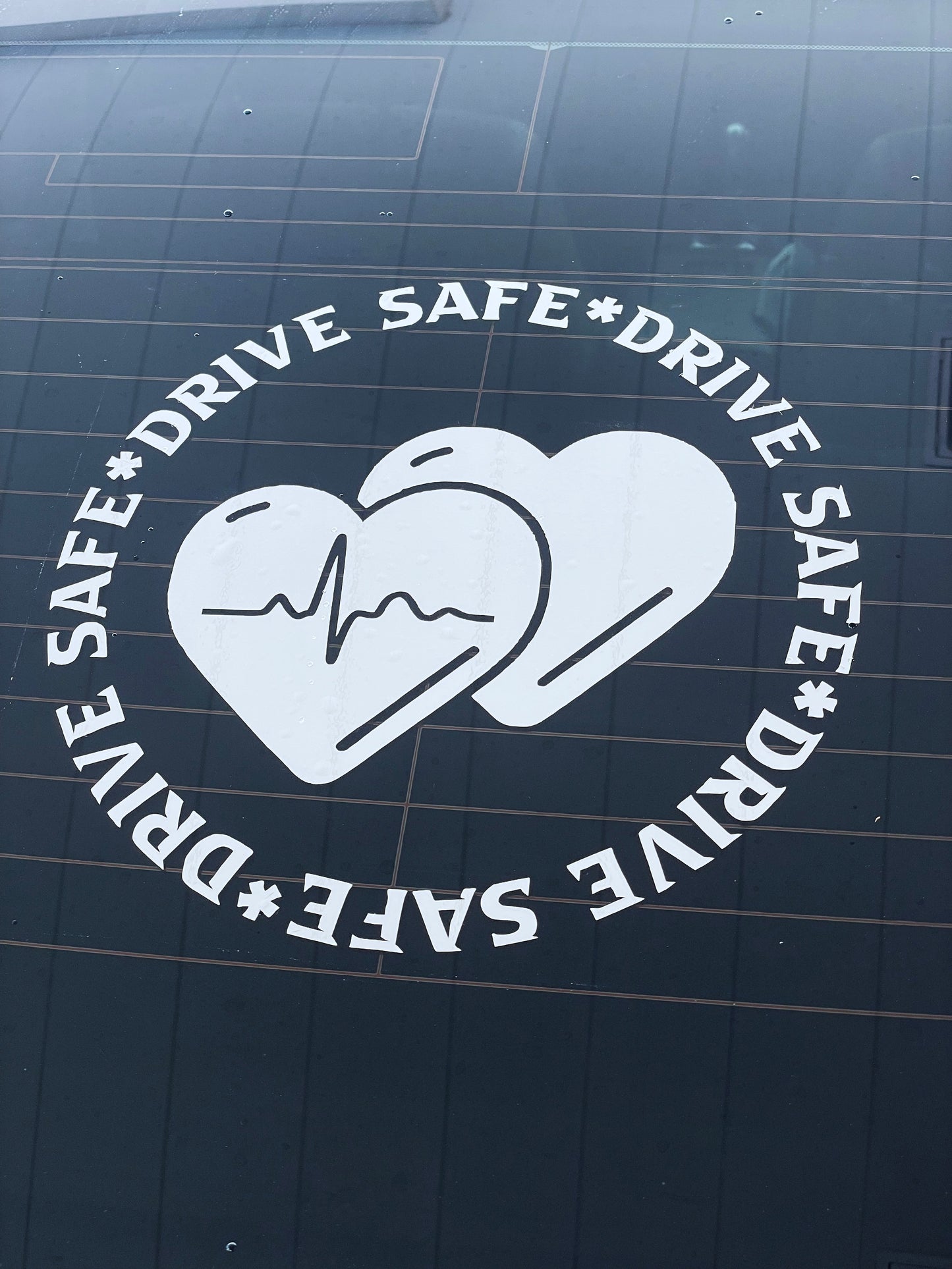 Drive Safe large decal