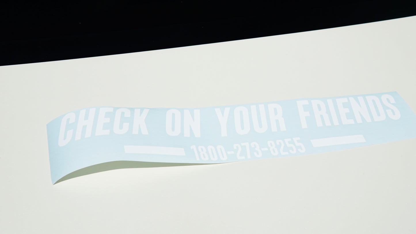 check on your friends mini banner