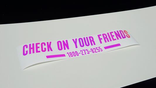 check on your friends mini banner