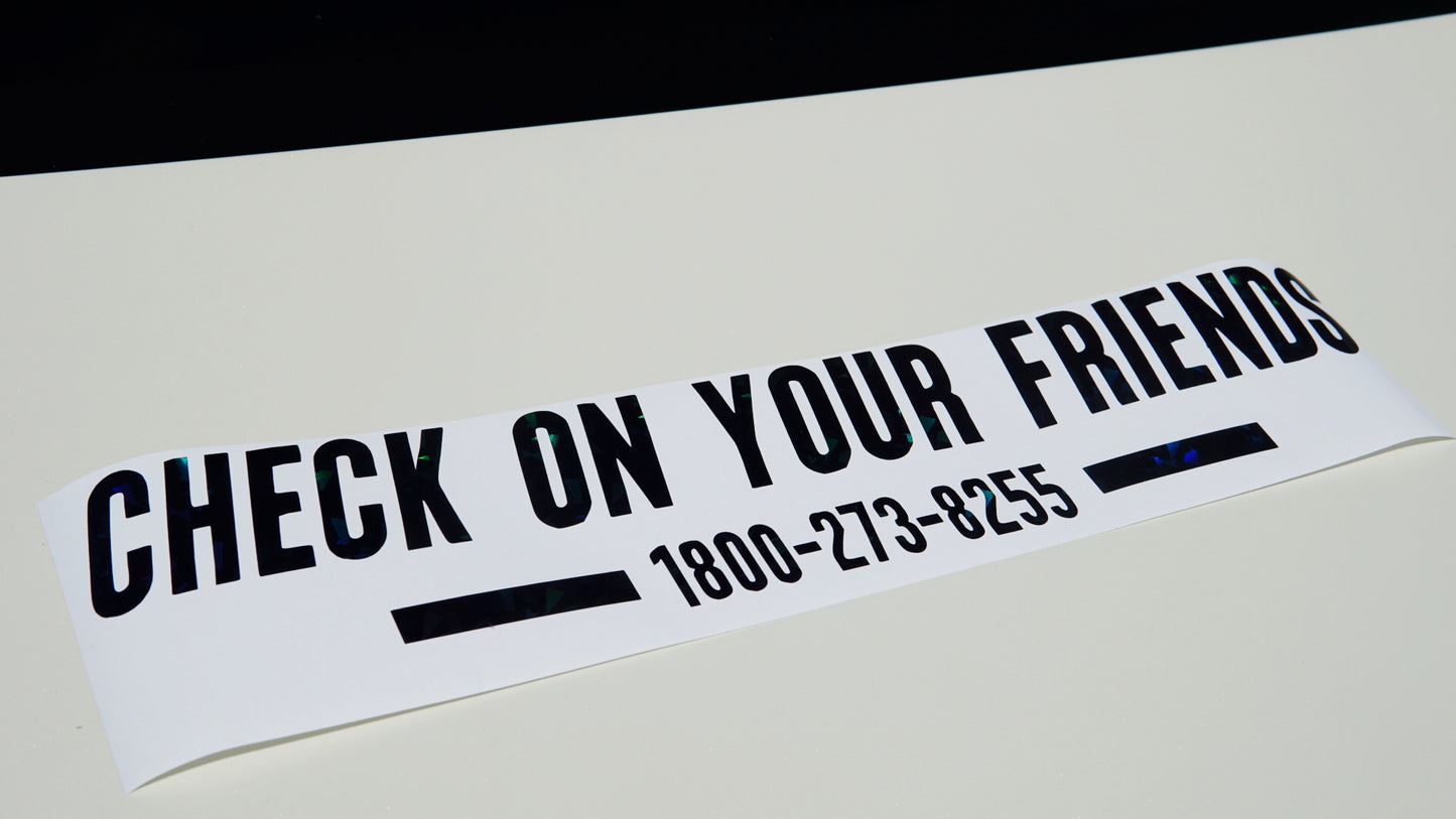 check on your friends mini banner